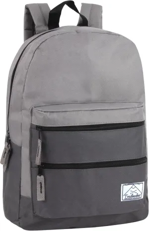 Trail maker Multi Pocket Multicolor Backpack with Adjustable Padded Straps