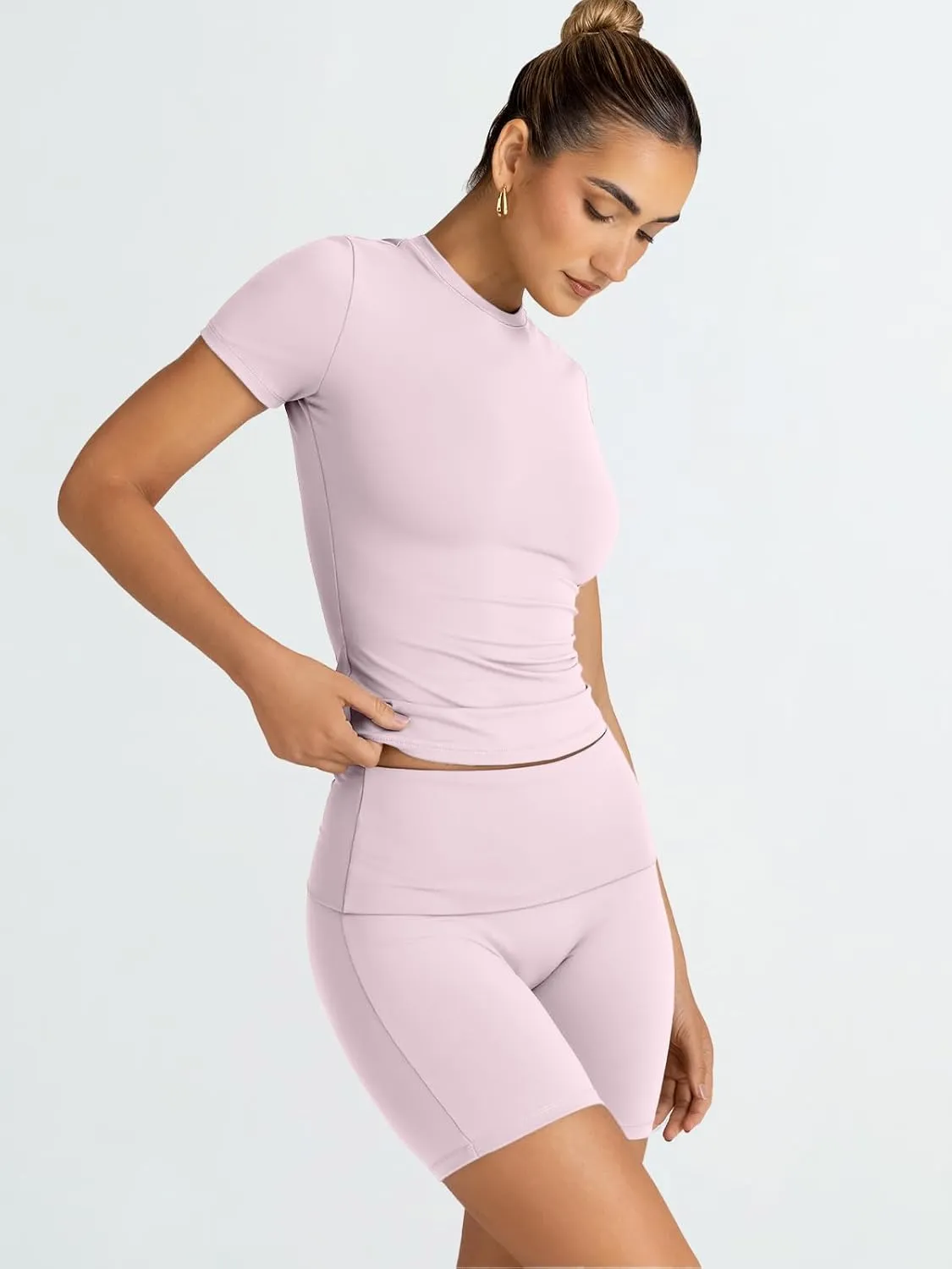 Trendy Queen Womens 2 Piece Workout Sets Short Matching Lounge Sets Summer Clothes Going Out Gym Outfits