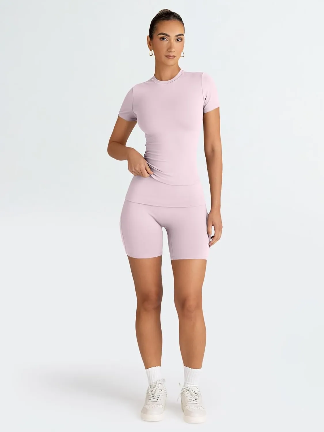 Trendy Queen Womens 2 Piece Workout Sets Short Matching Lounge Sets Summer Clothes Going Out Gym Outfits