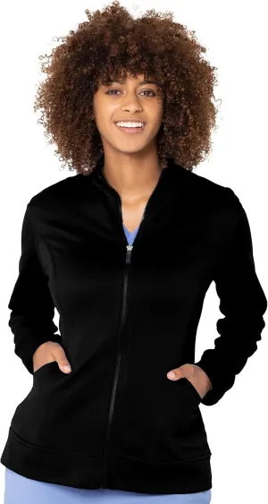 Urbane Performance 9872 Women's Empower P-Tech Warm-Up Scrub Jacket Black L