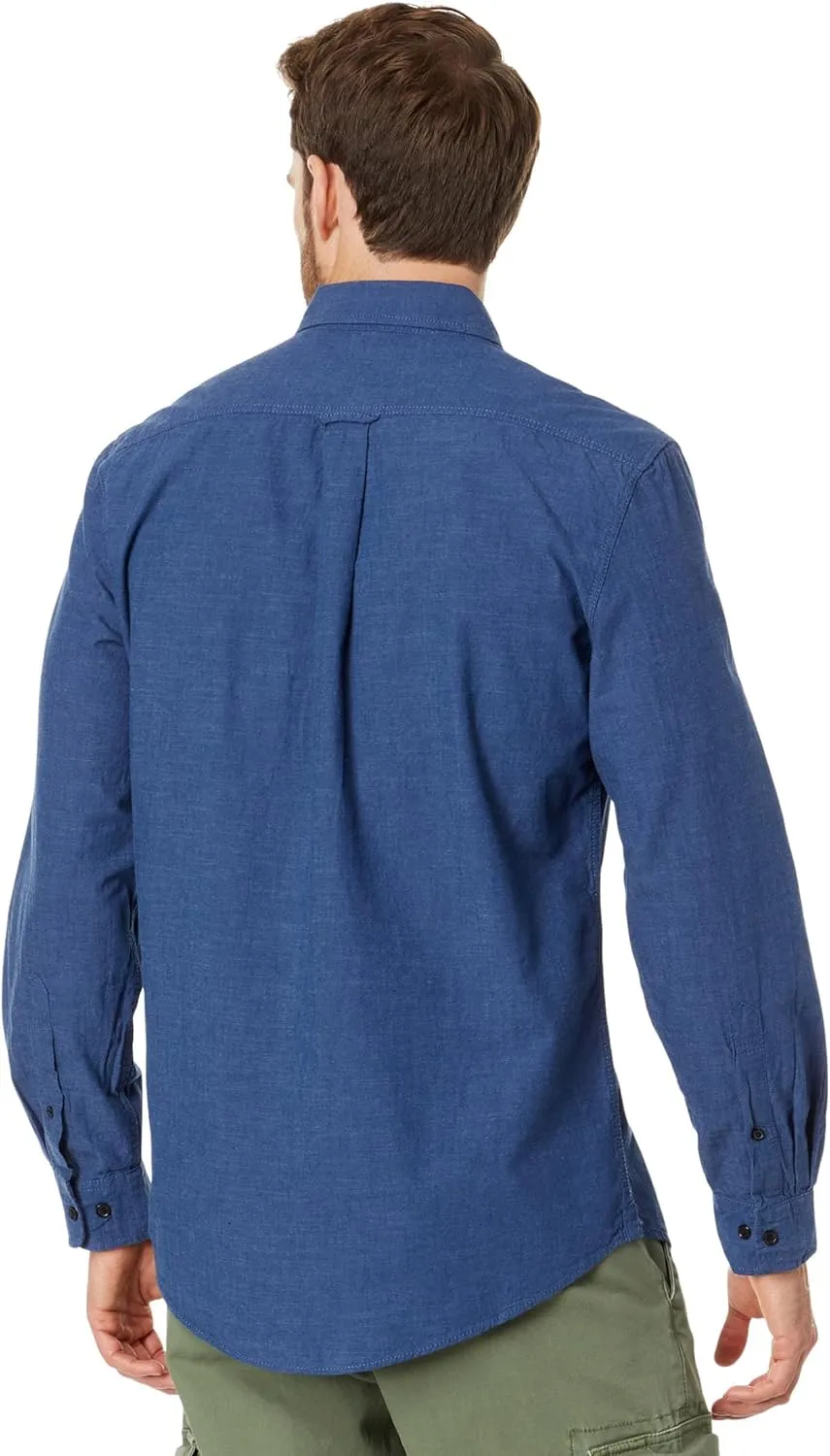 U.S. POLO ASSN. Long Sleeve Classic Canvas Button-Down Woven Shirt