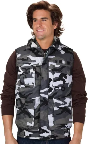 vkwear Men's Premium Multi Pocket Zip Up Military Fishing Hunting Utility Tactical Vest
