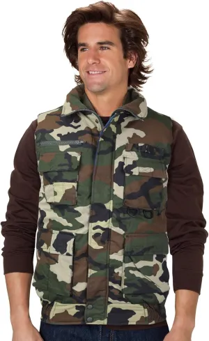 vkwear Men's Premium Multi Pocket Zip Up Military Fishing Hunting Utility Tactical Vest