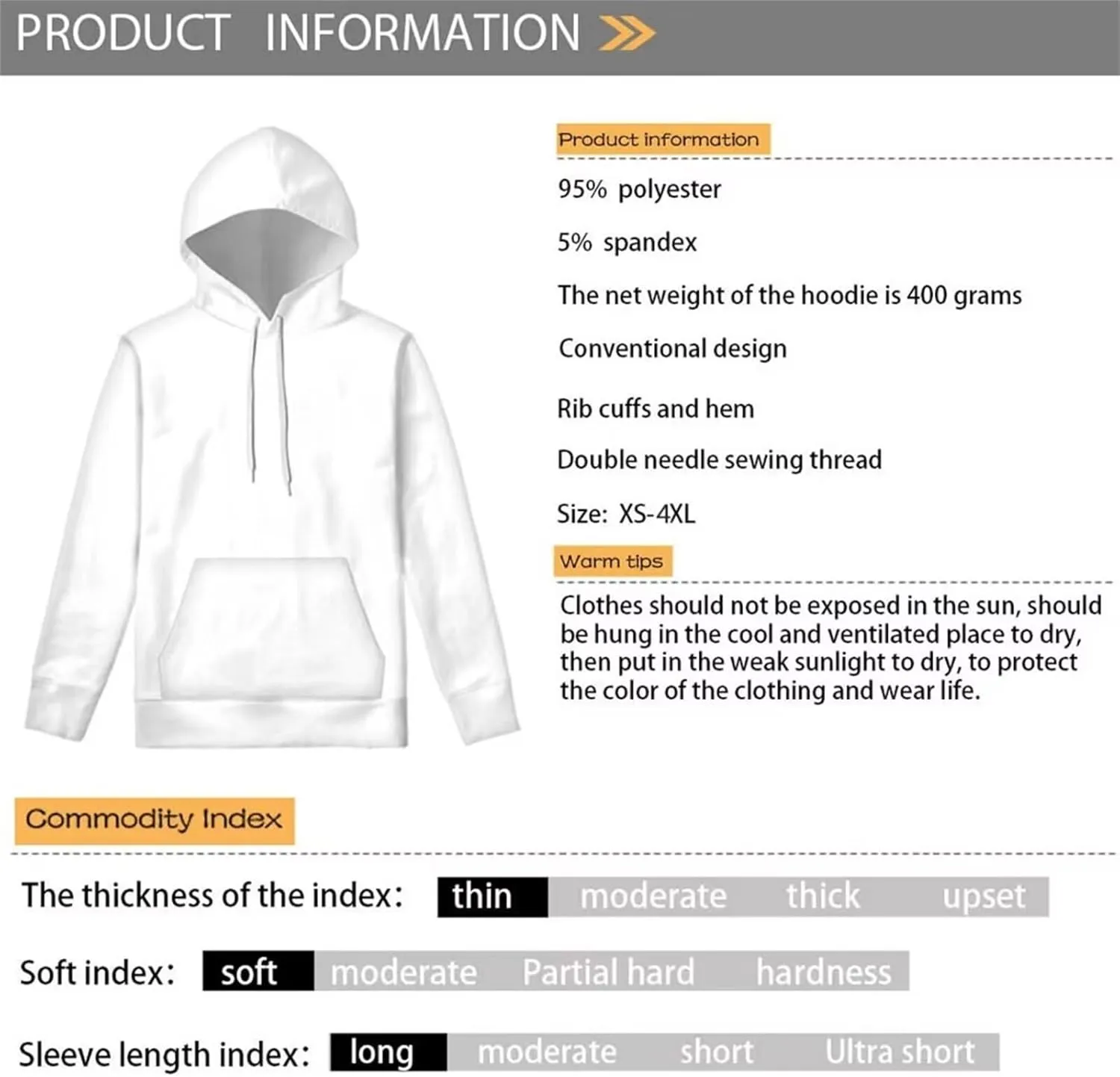 WELLFLYHOM Drawstring Hoodies Cute Long Sleeve Fashion Sweatshirts for Women Teen Girls Hooeded Pullover Size XS-4XL