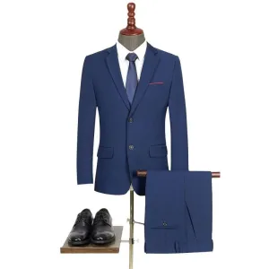 West Louis Slim Fit Elegant Business Style 2 Piece Suit