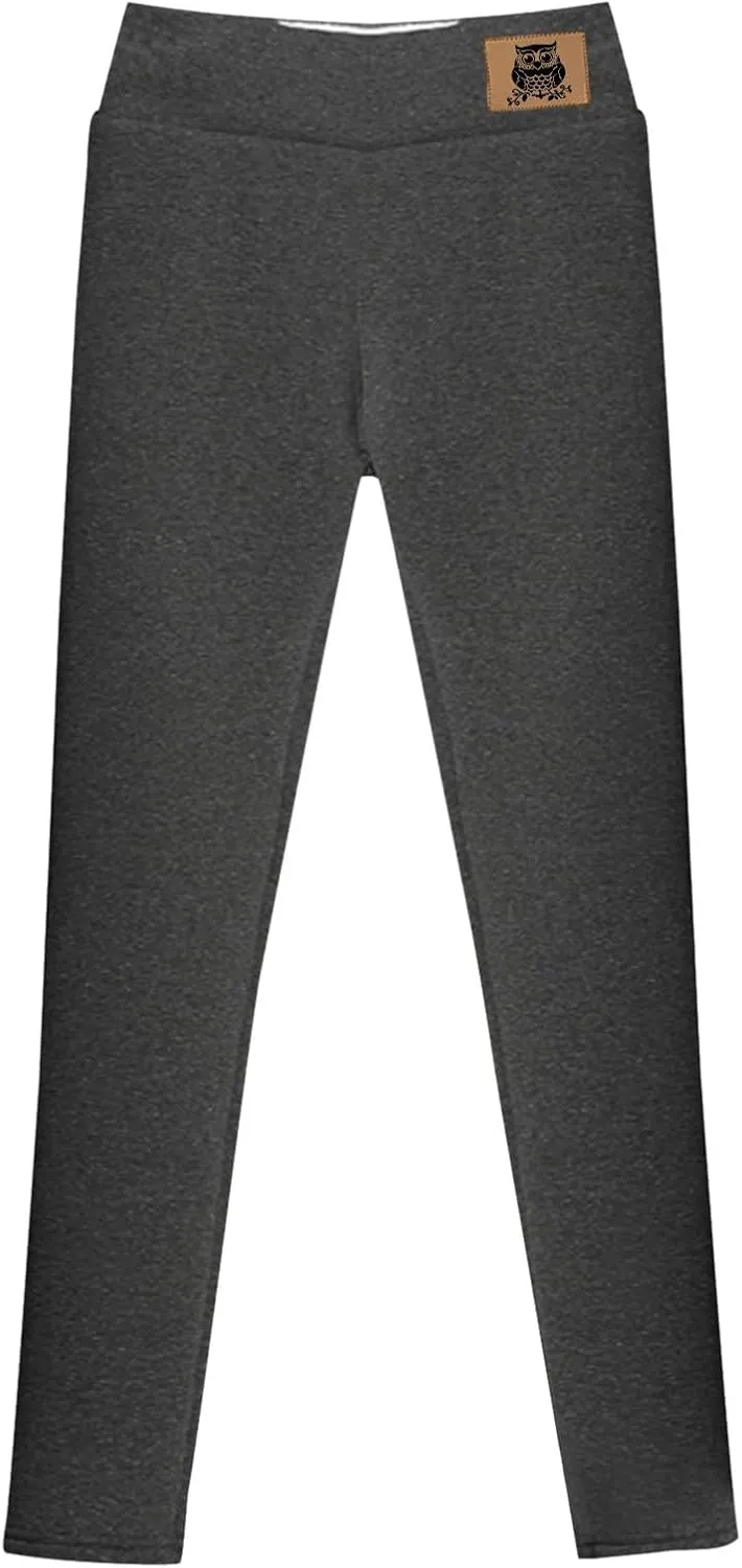 Winter Leggings for Women Fleece Lined Camping Tights Casual High Waisted Thermal Winter Warm Yoga