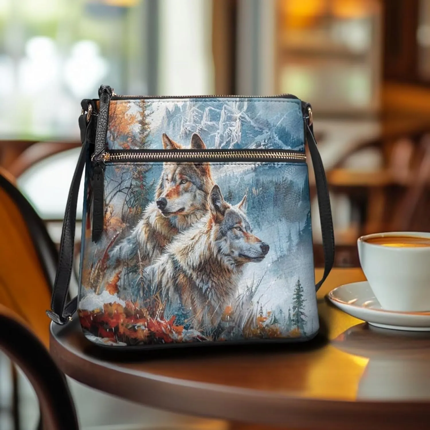 Women Hobo Bag Crossbody Shoulder Purse Multi Pocket Satchel Handbag with Adjustable Strap