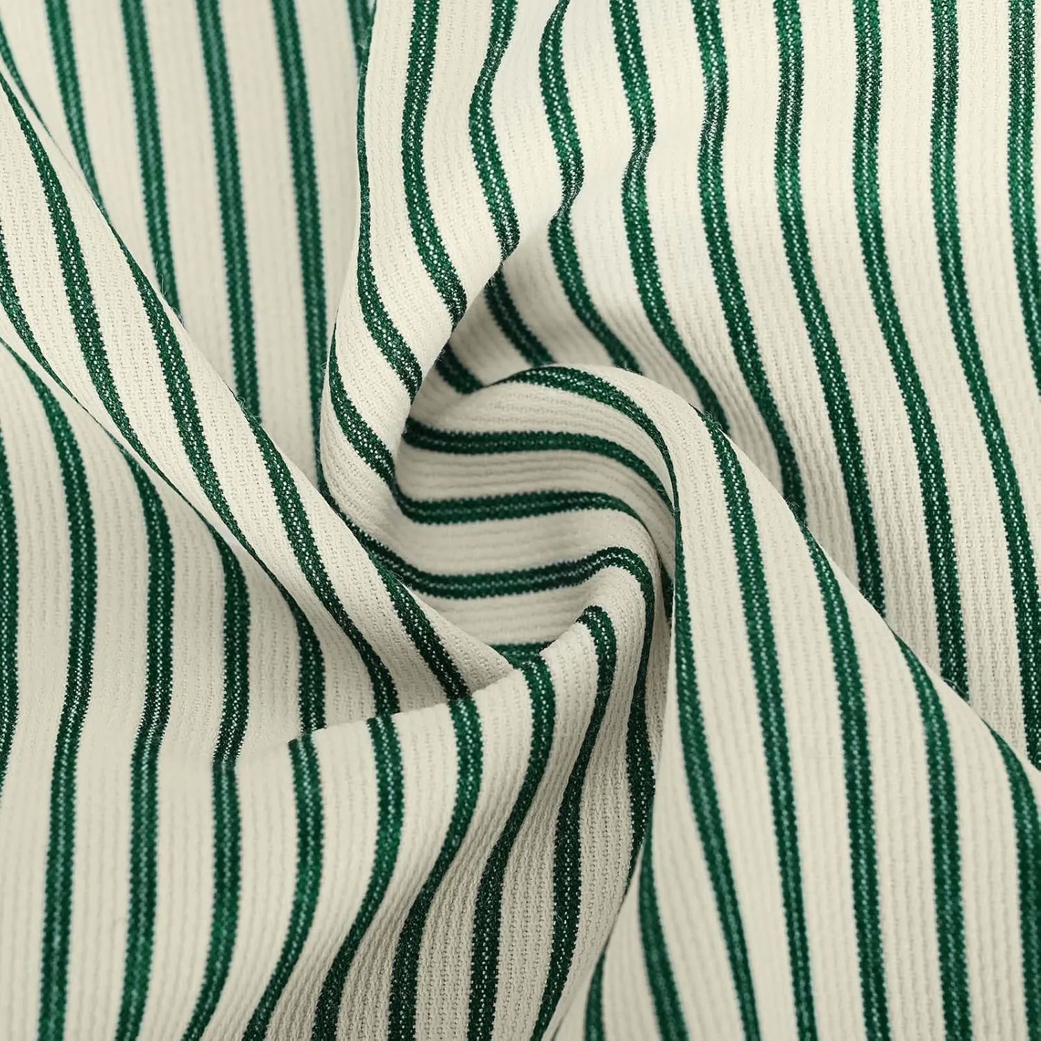 Women Striped Button Down Shirt Dress Summer Preppy Puff Half Sleeve Lapel Mini Dresses Casual Loose Fit Tunic Dress