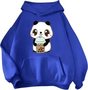 Womens Cute Graphic Hoodies 2024 Fall Outfits Oversized Hoodies for Teen Girls Trendy Long Sleeve Preppy Sweatshirts