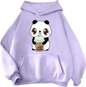 Womens Cute Graphic Hoodies 2024 Fall Outfits Oversized Hoodies for Teen Girls Trendy Long Sleeve Preppy Sweatshirts