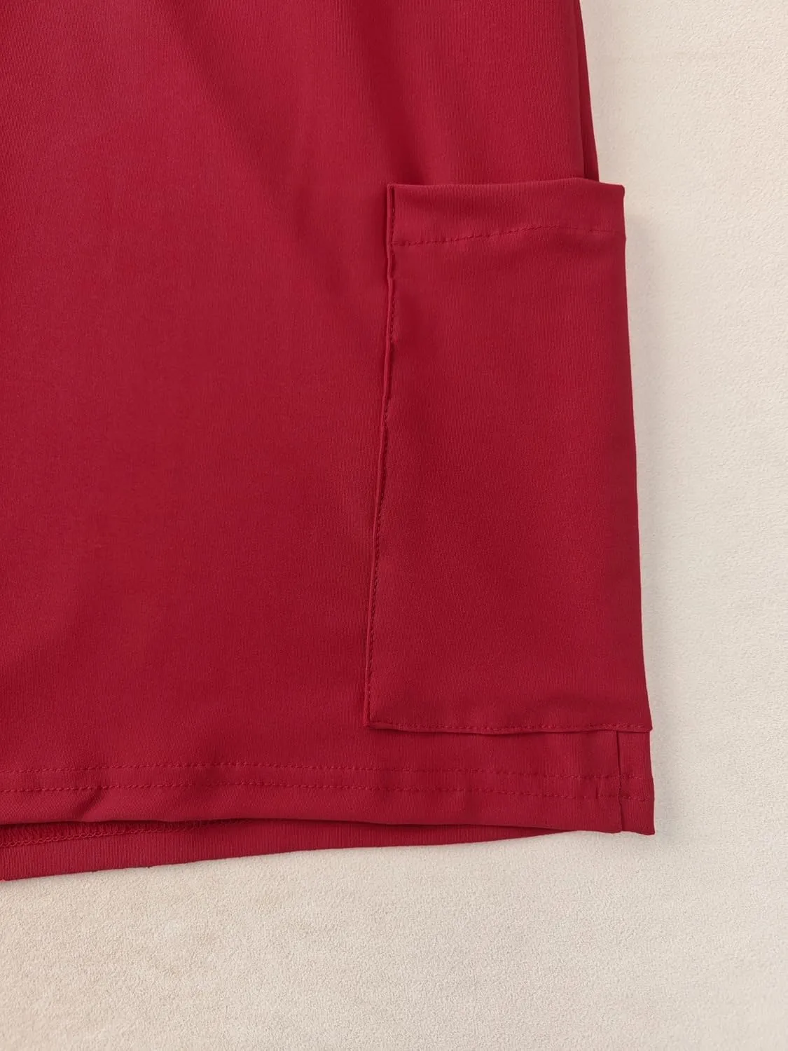 Women's Play Dress, Short Sleeve Mini Skirt with Pockets, Black, Size XL