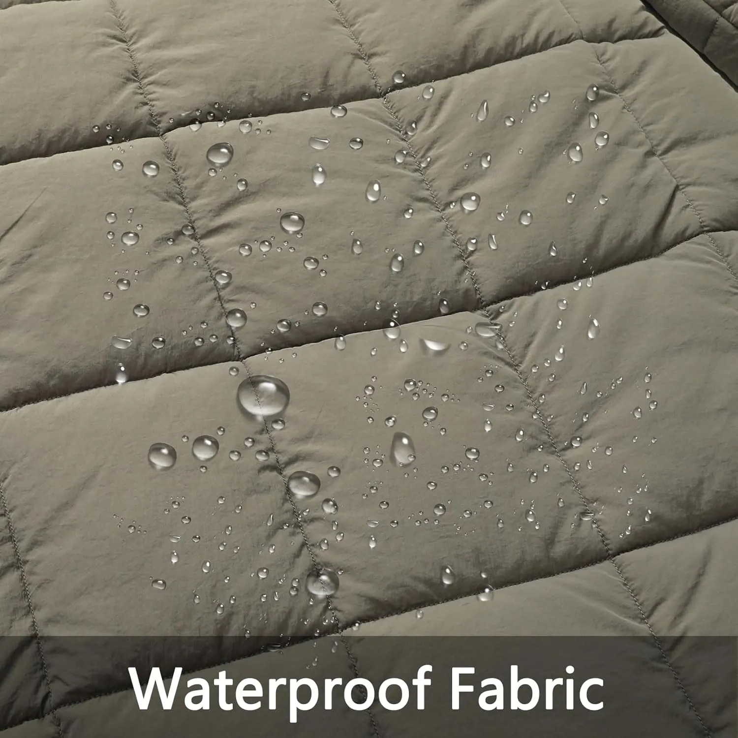 Women's Waterproof Long Winter Coat Thickened Down Alternative Jacket Warm Puffer Jacket Hooded Parka
