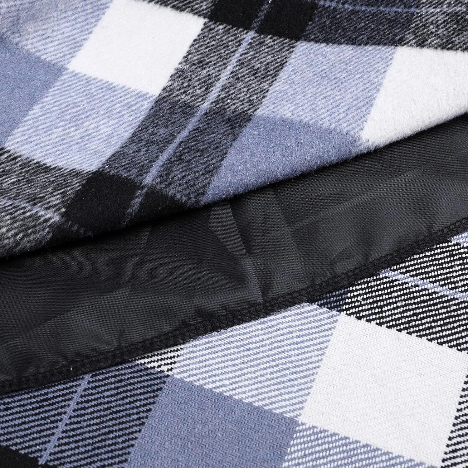 Women's Winter Plaid Maxi Skirt Elegant High Waist Warm Wool Long Pleated Skirt S-3XL