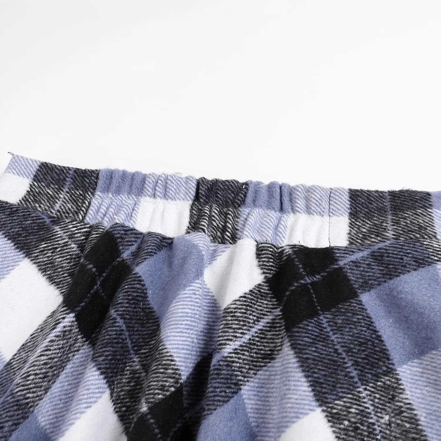 Women's Winter Plaid Maxi Skirt Elegant High Waist Warm Wool Long Pleated Skirt S-3XL