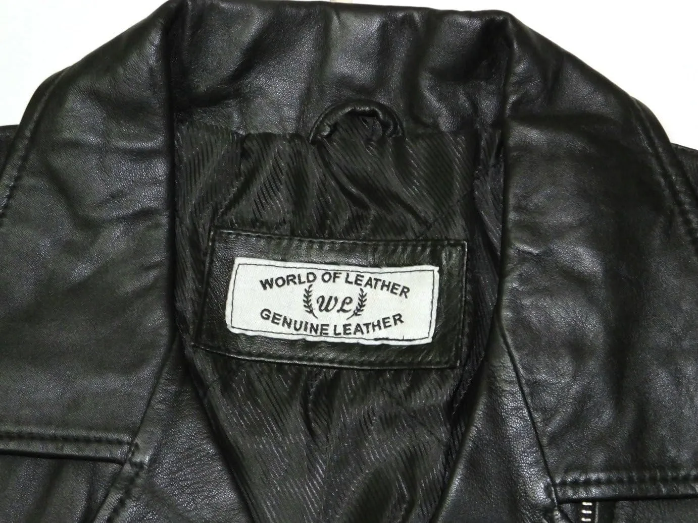 World of Leather Women's Biker Moto Lambskin Leather Jacket Racer Classic