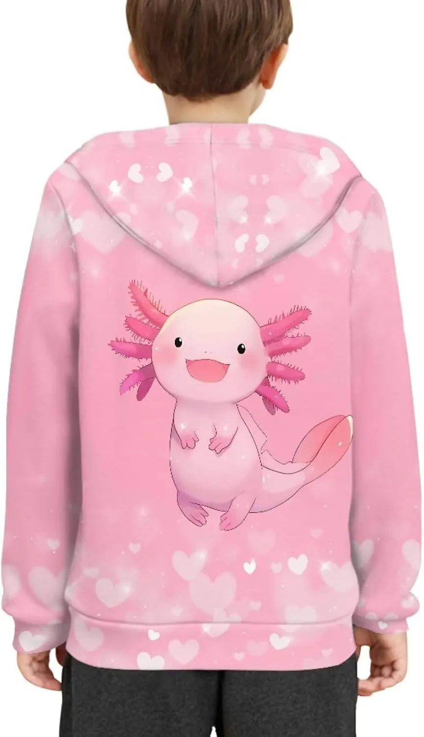 Xhuibop Kids Hoodies for Boys Girls Hoodie Sweatshirts with Drawstring Pullover Hooded 6-16 Size
