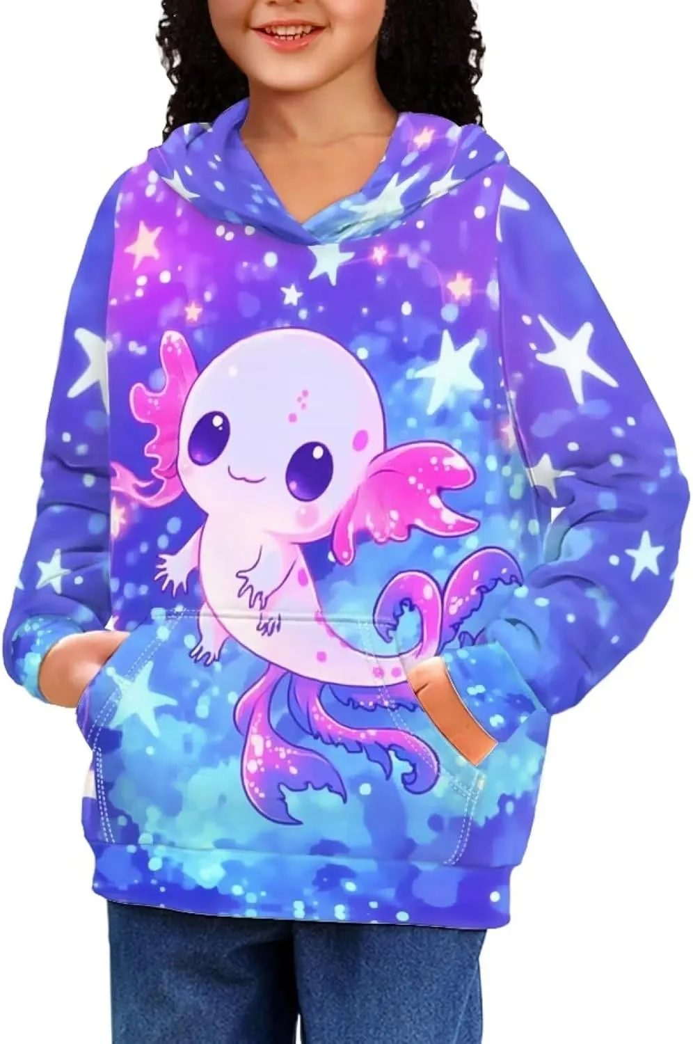 Xhuibop Kids Hoodies for Boys Girls Hoodie Sweatshirts with Drawstring Pullover Hooded 6-16 Size