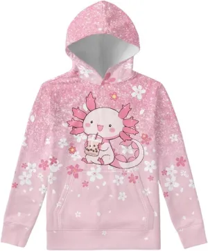 Xhuibop Kids Hoodies for Boys Girls Hoodie Sweatshirts with Drawstring Pullover Hooded 6-16 Size