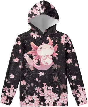 Xhuibop Kids Hoodies for Boys Girls Hoodie Sweatshirts with Drawstring Pullover Hooded 6-16 Size