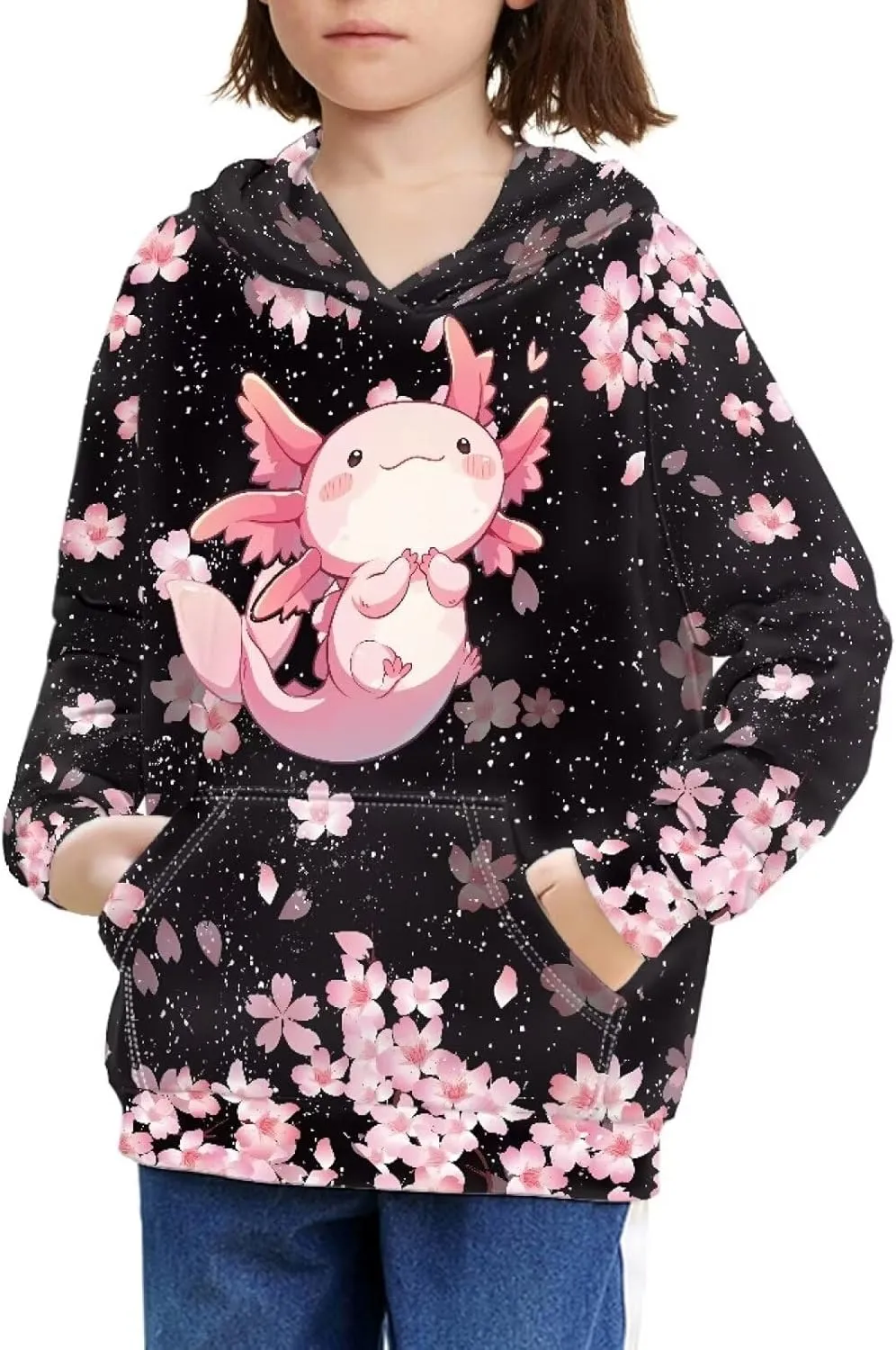 Xhuibop Kids Hoodies for Boys Girls Hoodie Sweatshirts with Drawstring Pullover Hooded 6-16 Size