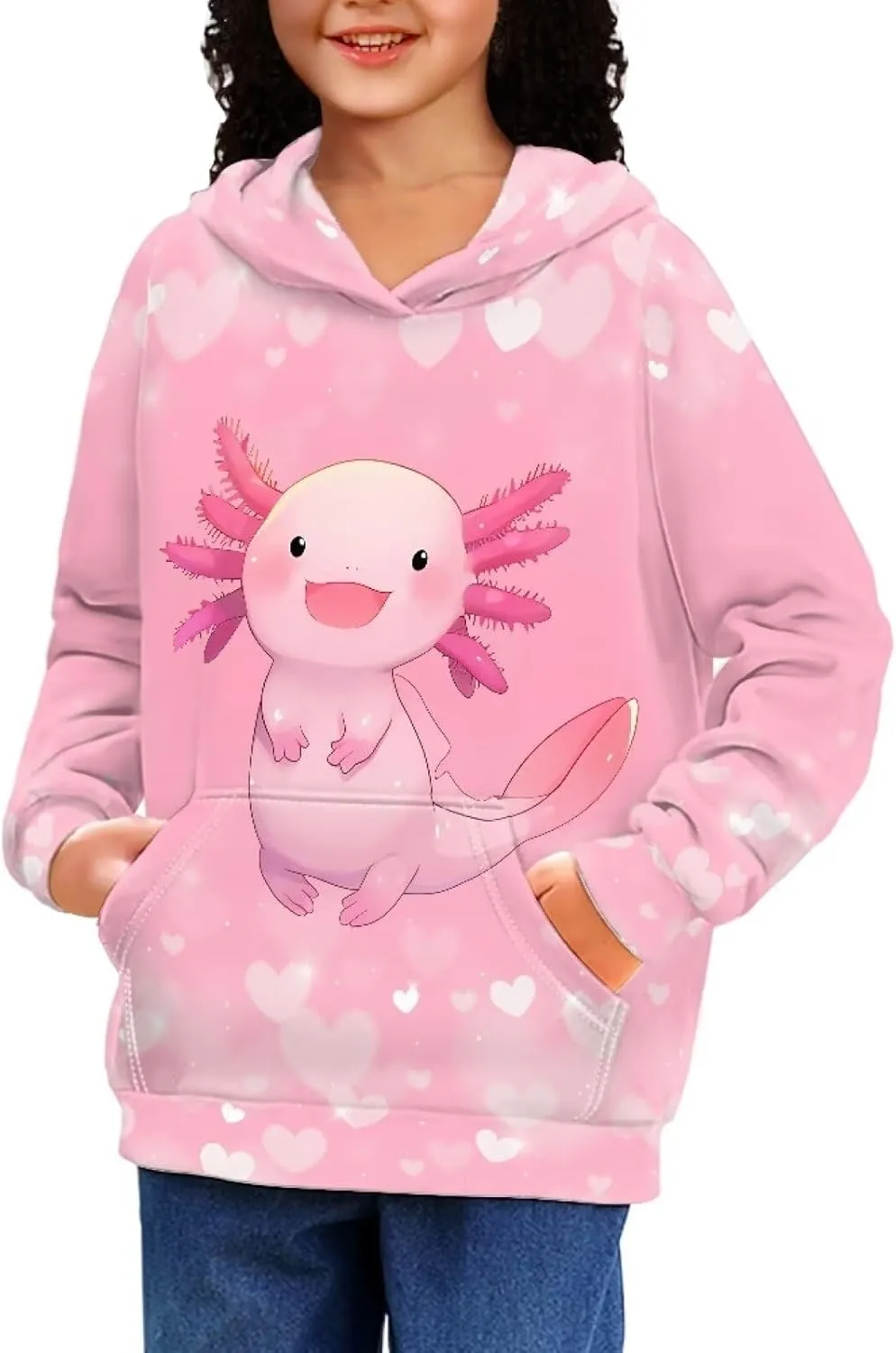 Xhuibop Kids Hoodies for Boys Girls Hoodie Sweatshirts with Drawstring Pullover Hooded 6-16 Size