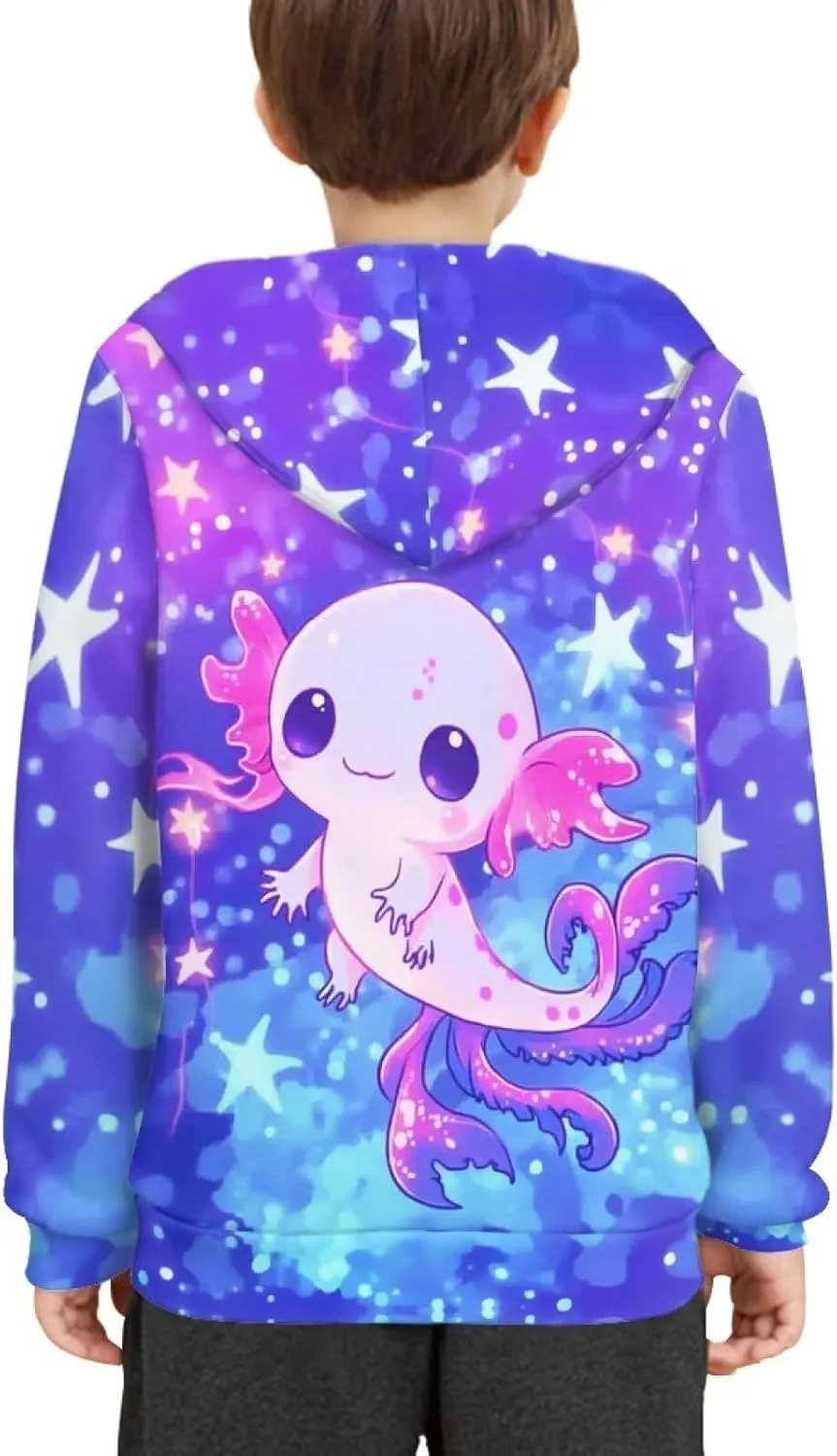 Xhuibop Kids Hoodies for Boys Girls Hoodie Sweatshirts with Drawstring Pullover Hooded 6-16 Size