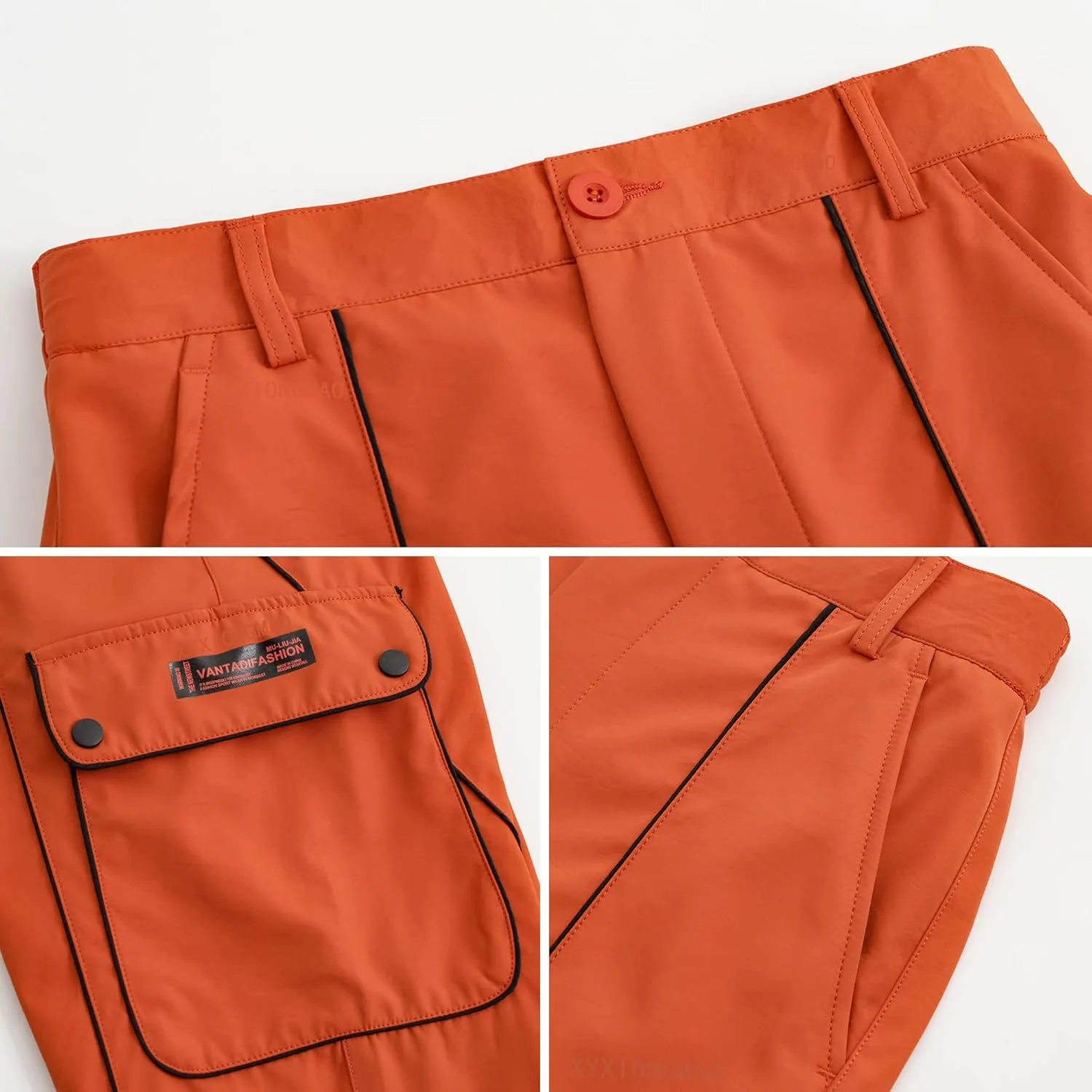 XYXIONGMAO Streetwear Hip Hop Cargo Joggers Pants for Men Casual Pants Loose Multi-Pocket Outdoor Sports Harem Overalls