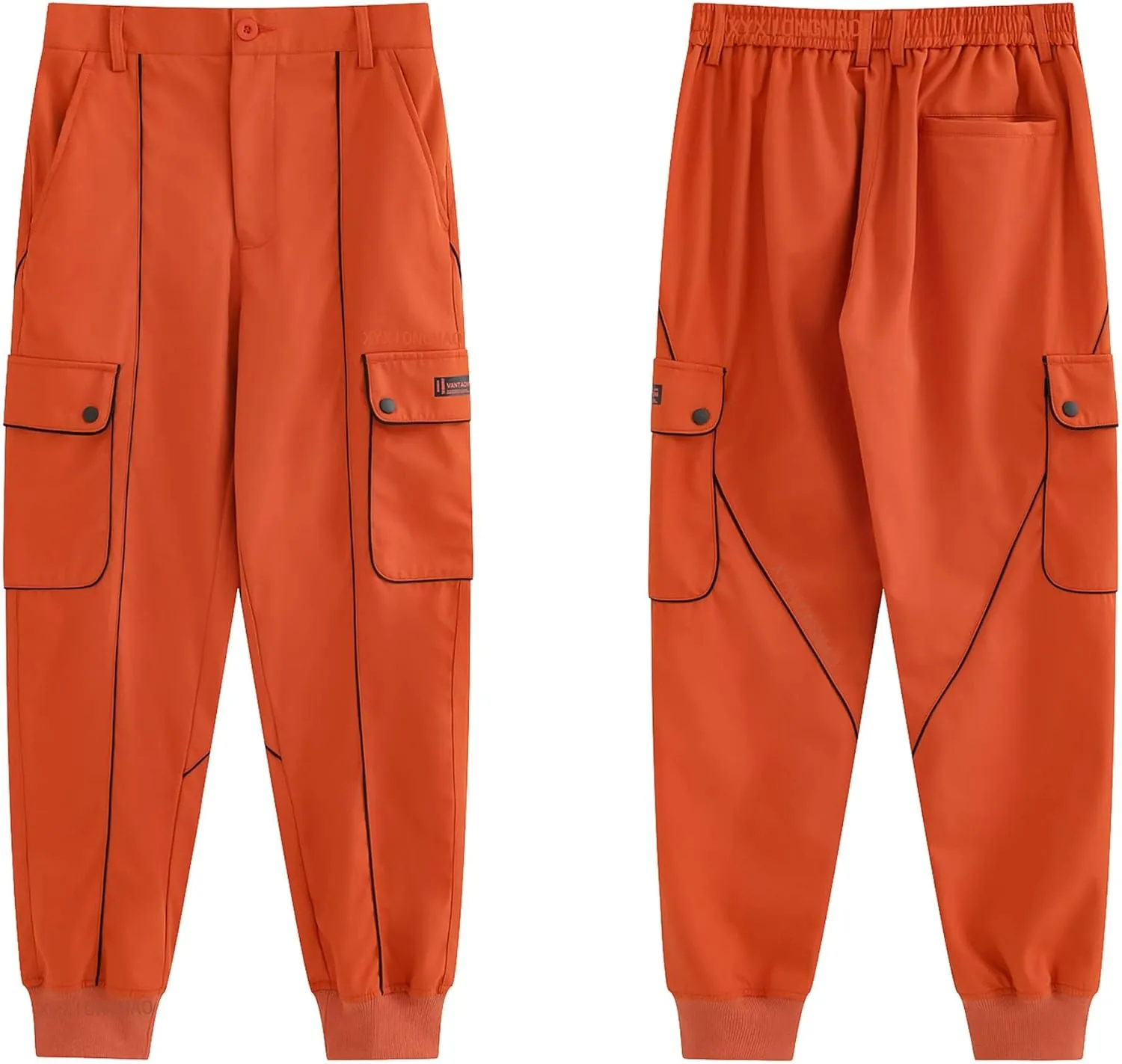 XYXIONGMAO Streetwear Hip Hop Cargo Joggers Pants for Men Casual Pants Loose Multi-Pocket Outdoor Sports Harem Overalls